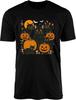 Black Cats Pumpkins Halloween T-shirt