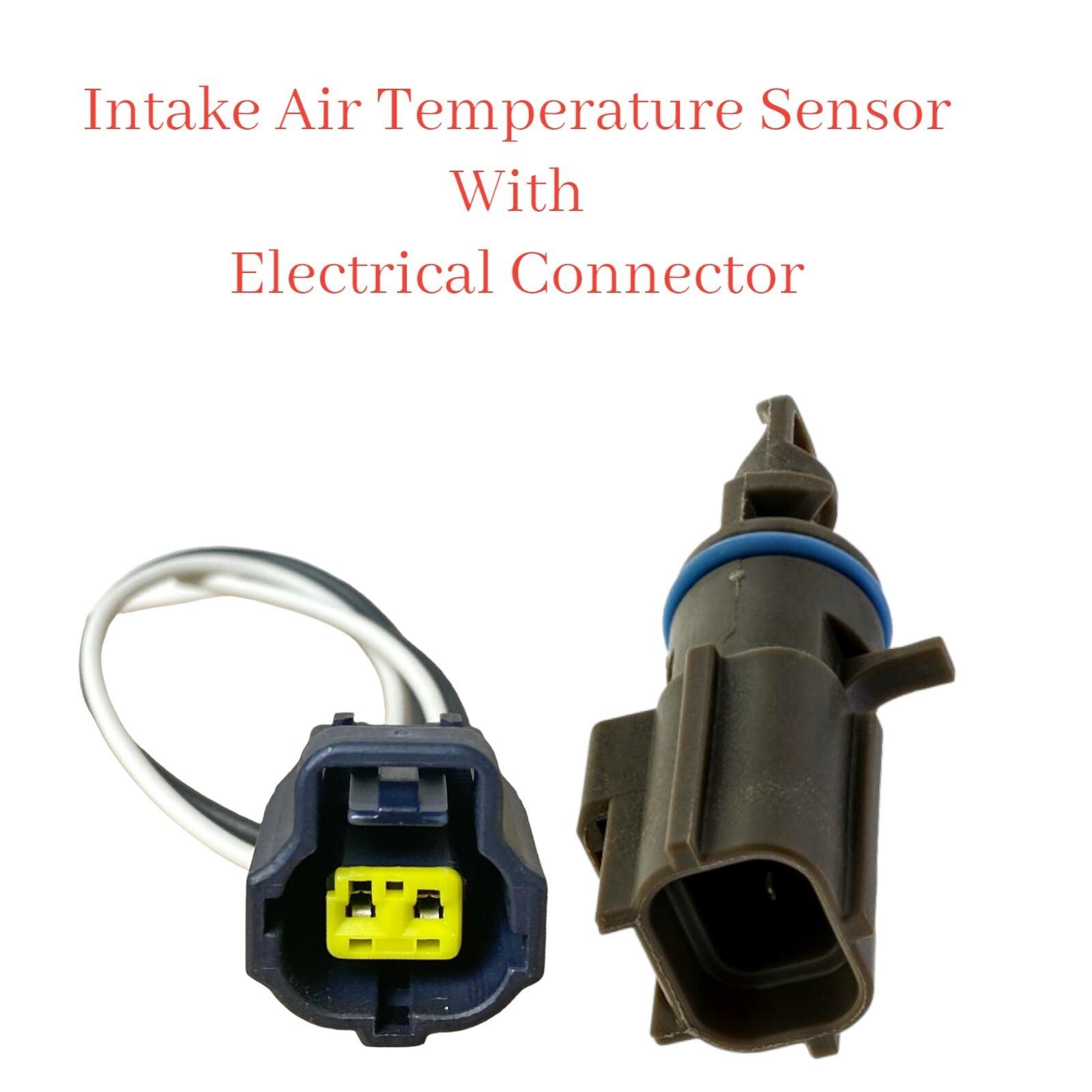 Engine Intake Air Temperature Sensor & Connector For Ford Lincoln 2010-