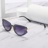 Cat'S Eye Sunglasses, Trendy Catwalk Glasses Of The Same Style, Personalized Piece Set Sunglasses For Women