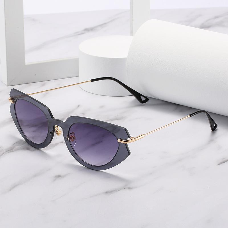 Cat'S Eye Sunglasses, Trendy Catwalk Glasses Of The Same Style, Personalized Piece Set Sunglasses For Women