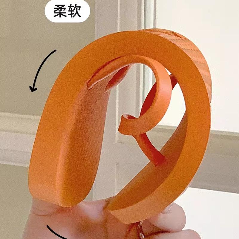 new colorful flip-flops bathing non-slip pinching feet summer travel couple portable cool slippers women's