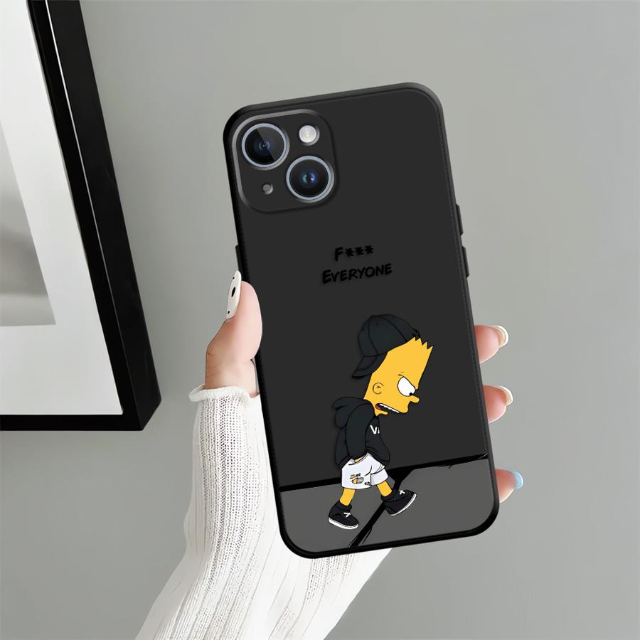 Funda Phone Cover Phone Case for Apple iPhone 16 14 13 12 11 15 Pro 7 8 XR XS MAX 17 Pro Max Air Cool S-simpsons Cartoon