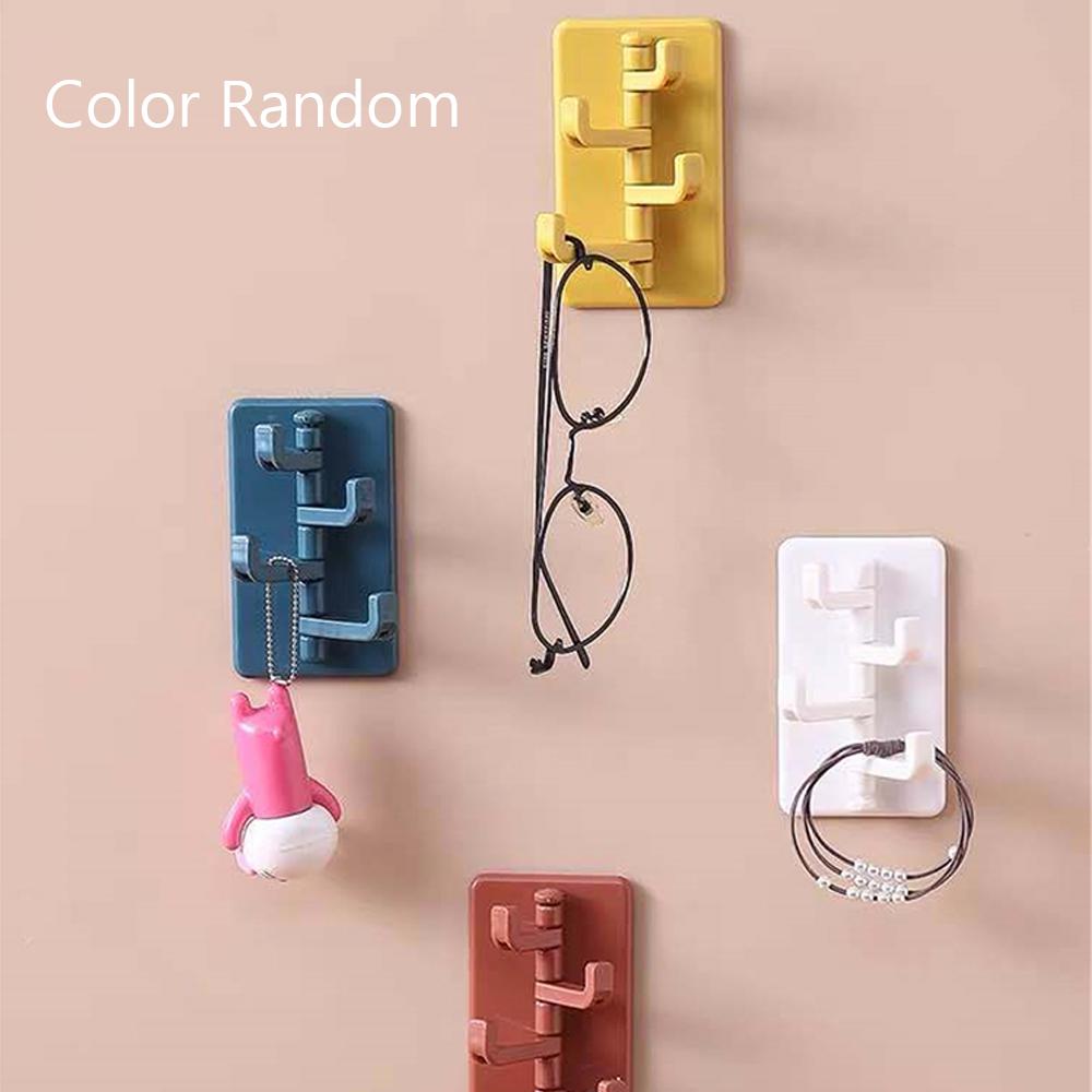 

Настенный крючок для одежды за дверью экономит место, прочный клей, удобный, бестселлер, функциональный, популярный, самоклеящийся крючок, 4 крючка, повесить