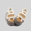 Belle platform Velcro German training shoes winter plush cotton shoes board shoes dad sneakers