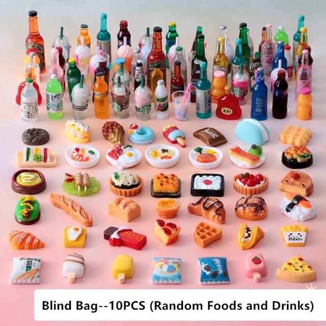 High-Quality 1/12 High-Quality Dollhouse High-Quality Miniature Items High-Quality Food High-Quality Drinks High-Quality Refrigerator Construction