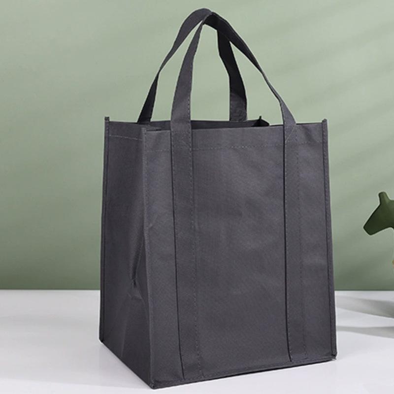 Large Capacity Shopping Bag Foldable Female Tote Bag Non-Woven Fabric Eco Bag Reusable Pouch Travel Storage Handbag Organizer