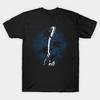 Men Black Print T-shirt The Dark Ninja Return V.2 No-Cut Heat Transfer Print Cotton Tshirt