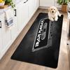 Flannel Kitchen Mat Iron Maiden Soft Area Rug Non Slip Floor Carpet Home Decoration