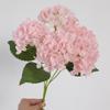 4 Heads Artificial Hydrangea Flower Realistic Faux Flowers Hydrangea Flowers Branch  Outdoor Party