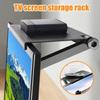 1pc Rack TV Monitor Organizer Screen Top Storage Shelf Holder Practical Home Storage Computer Office Multi-functional Organizer