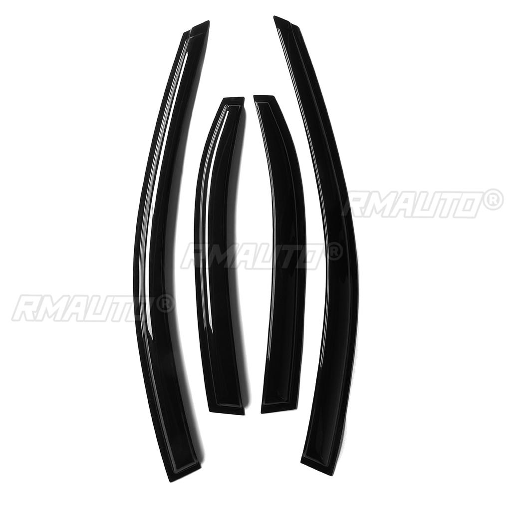 For ACURA TSX 4 Door Sedan 2004-2014 Car Door Window Vent Visor Deflector Rain Guard Awning Shelter Window Visor Rain Guard