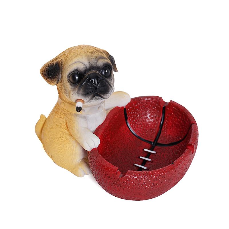Creative Puppy Cat Dog Ashtray, Anti Fly Ash Ashtray, Home Living Room Office Funny Ashtray, Birthday Gift for Boyfriend