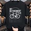 Bike Tshirt My Retirement Plan Funny Bike Cyclist Tshirt Funny Present For Mens Short Sleeve TShirts Oneck Top Tees
