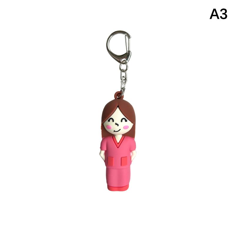 Paw Print Girl Shaped Ampoule Bottle Opener Keychain Rubber Cutter Aid Medication Vial Breaker Tool For Home Nurses And Doctors