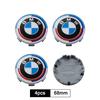 4 szt. 56mm 68mm Dekielki do felg samochodowych Osłony piast Emblematy Dla BMW E36 E46 E90 E60 E39 F30 F10 F20 X5 E70 E53 G30 E91 E92 E93 E87 E83