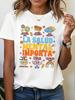 European Sizes Print, Soft Casual Top with Positive Affirmations, Mental Gift Suitable for Events & Daily Wear (Machine Washable)
