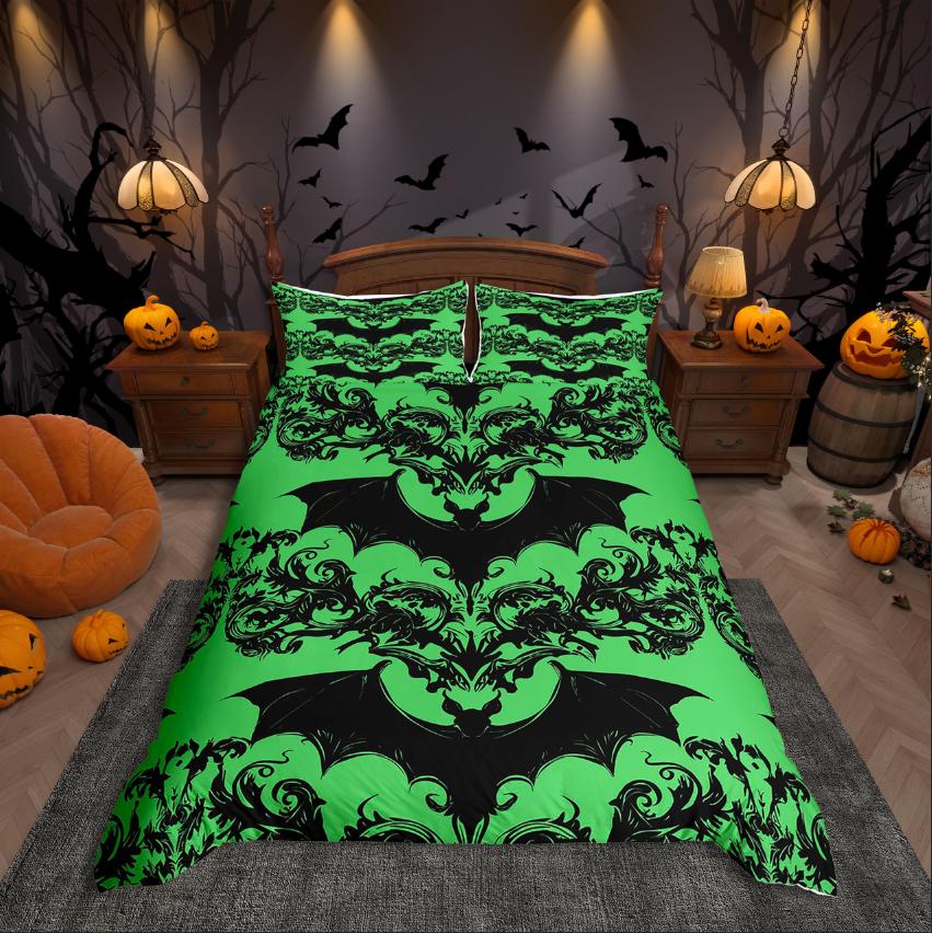 

Comforter Homewish Halloween Ghost Festival Theme For Teens Bedding Setspooky Animal Decor Comforter (quilt)-EU Single(135*200cm)3pcs