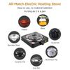 Forno Elettrico 1000W 200-1000℃ Bruciatore a Disco Domestico Piastra Riscaldante Portatile Forno per Incenso Zanzare Stufa a Carbone da Cucina