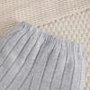 3PCS Newborn Baby Boy Clothes Set Long Sleeved Color Blocked Bodysuit+Gray Pants+Hat Autumn Clothing for Toddlers 1-18 Months