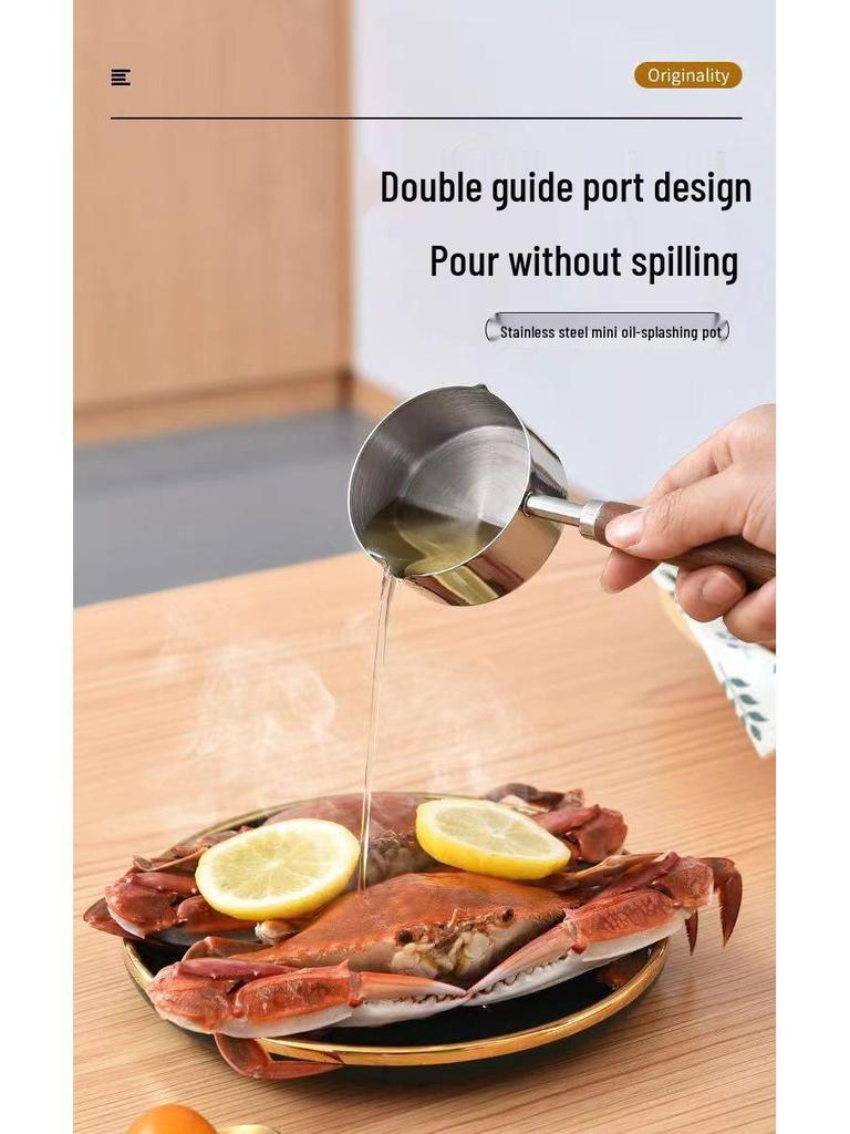 304 Stainless Steel Mini Frying Pan & Baby Food Pot