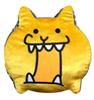 The Battle Cats Die-Cut Reversible Cushion (Golden Cat)
