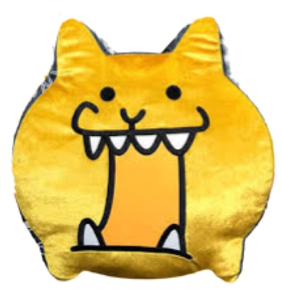 The Battle Cats Die-Cut Reversible Cushion (Golden Cat)