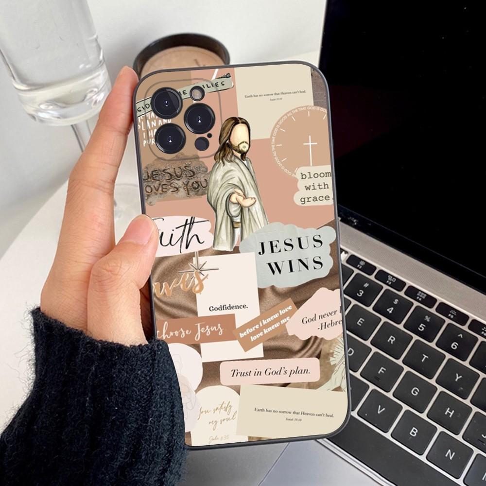 Faith Christian Religious Jesus Phone Case For IPhone 18 15 14 11 12 13 Mini Pro XS Max Cover 6 7 8 Plus X XR SE 2020 Funda Shell