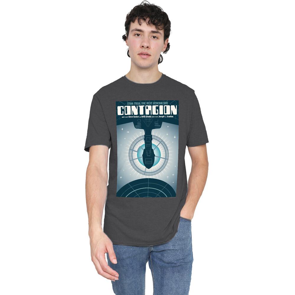 Star Trek TNG Season 2 Episode 11 T-Shirt S-2XL Charcoal S