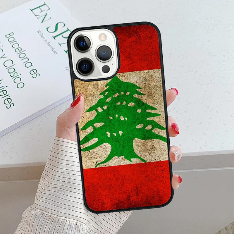 Lebanon Flag Phone Case cover For iPhone 17 Air 15 16 16e 14 13 Pro Max Coque 12 11 Pro Max For Apple PLUS fundas