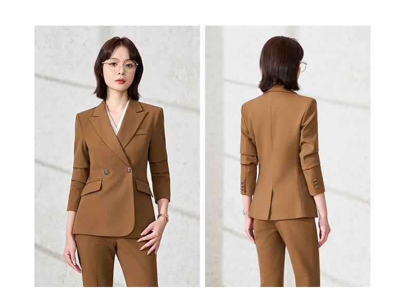 2025 Women's Autumn/Winter Flared Pants Suit Set - Formal/Casual Workwear