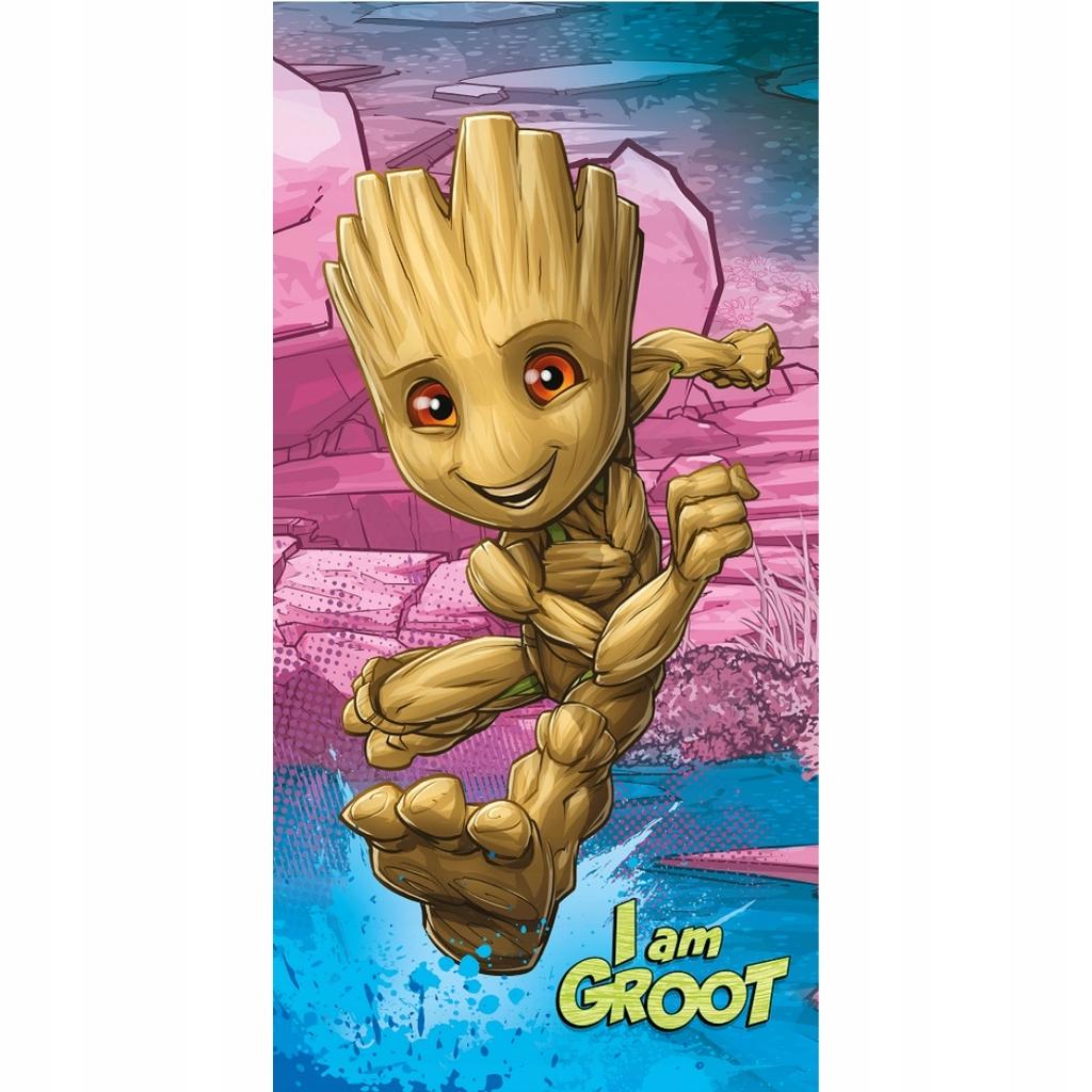 Groot Towel 70x140 Cotton Beach Bath Children's Marvel