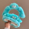 Kawaii Hatsune Miku Plush Headband Cartoon Cute Plush Doll Headband Wide-Brimmed Hairpin Photo Headdress Creativity Girl Gift