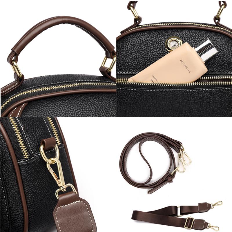 Luxury Soft Leather Fashion Women Bag Over The Shoulder Small Flap Crossbody Bag Messenger Bag Girl Handbag Ladies Phone Purse