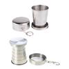 75/150ml Creative Stainless Steel Telescopic Collapsible Mugs for Camping Hi