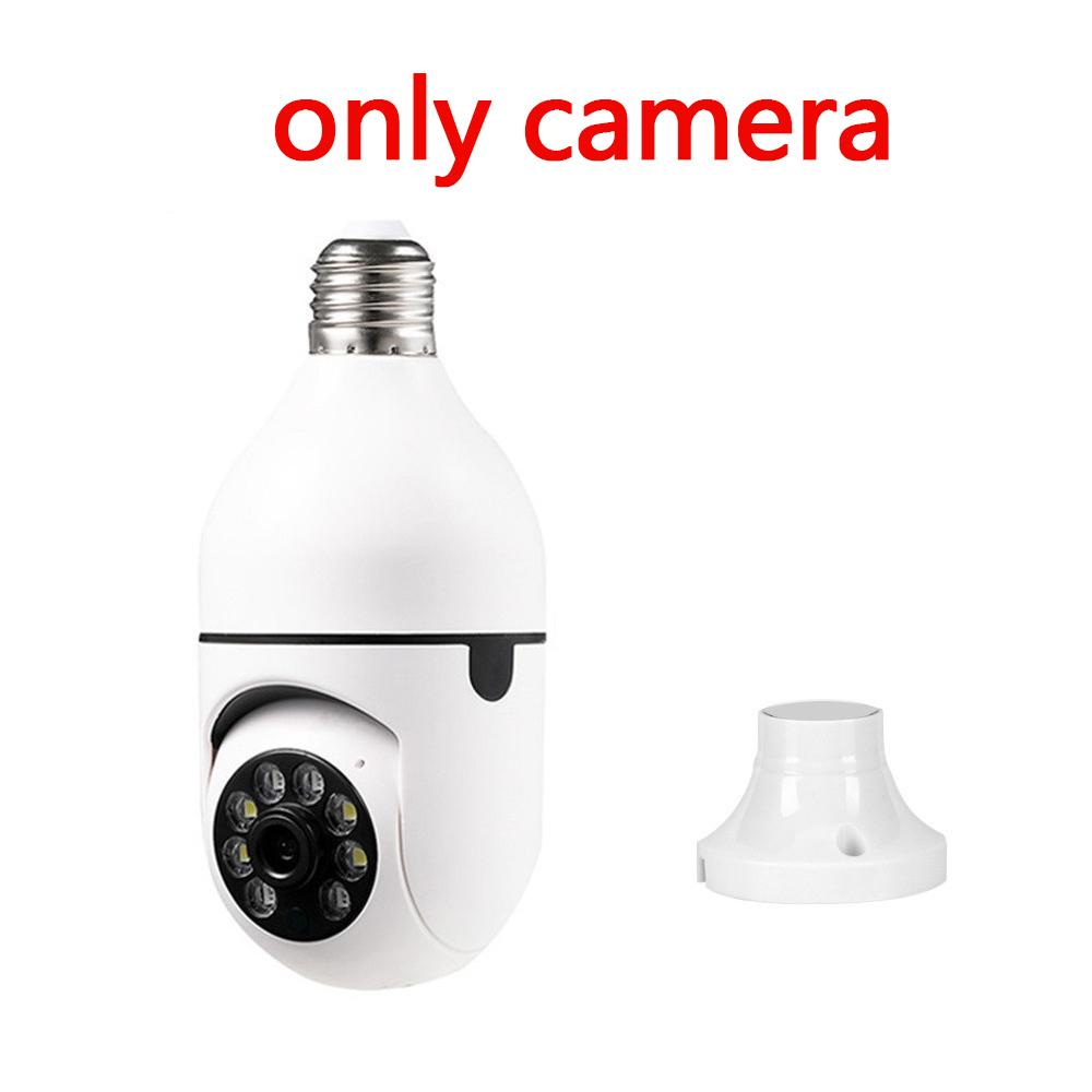E27 Surveillance Bulb Camera Night Vision Full Color Automatic Human Tracking Zoom Security Baby Monitor Wifi Camera