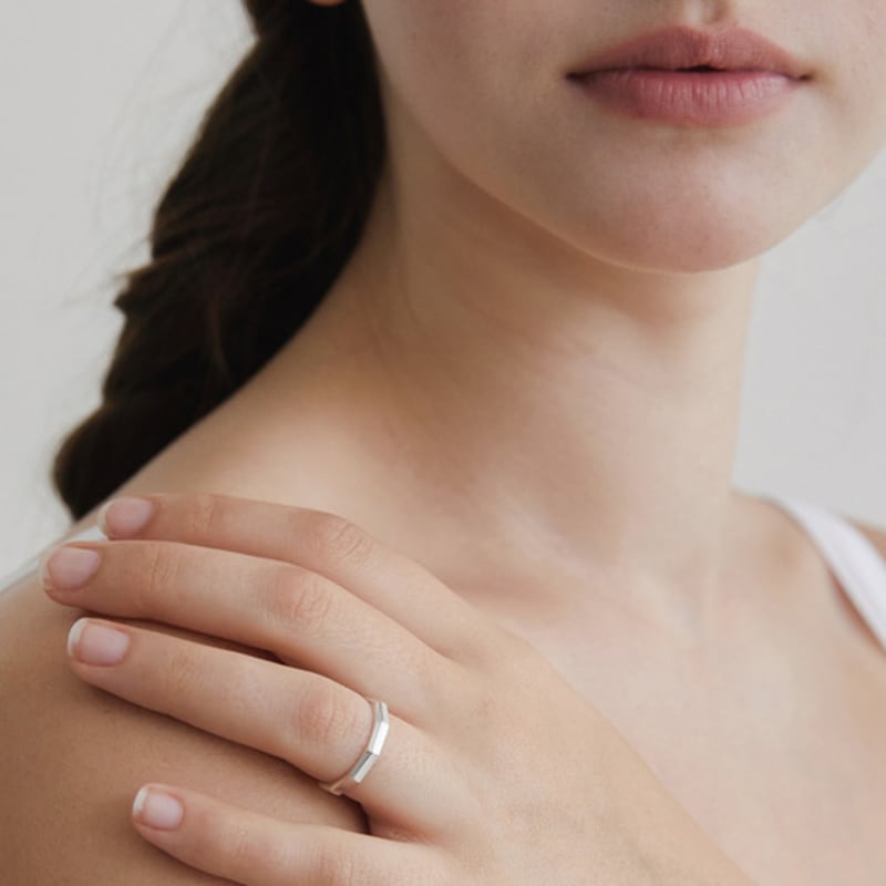 Tatiana (925 Silver) Solid Side Ring CR1833