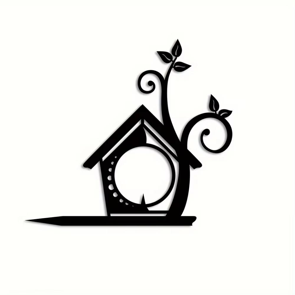 Fat Ball Bird Feeder Metal Bird Garden Art Set Birds On Tree Art A Unique Yard Decor for Housewarming Natural Garden Ornaments