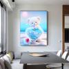 Diamond Painting Set Bear Heart Full Square/Round Embroidery Mosaic Animal Handmade Gift Home Decor