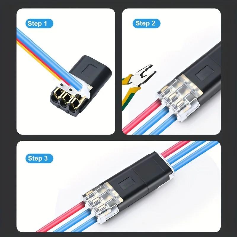 20/30/50/100pcs Waterproof Automotive Electrical Connector Sealed Dustproof Wire Terminal Strip for Car Wiring Cable Connection