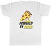 Pizza Lover TShirt Unisexs Powered by Pizza Funny Unisex Tee Gift