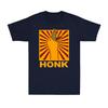 Honk Meme T-Shirt Triggered Goose Peace Was Never An Option Men's Cotton T-Shirt