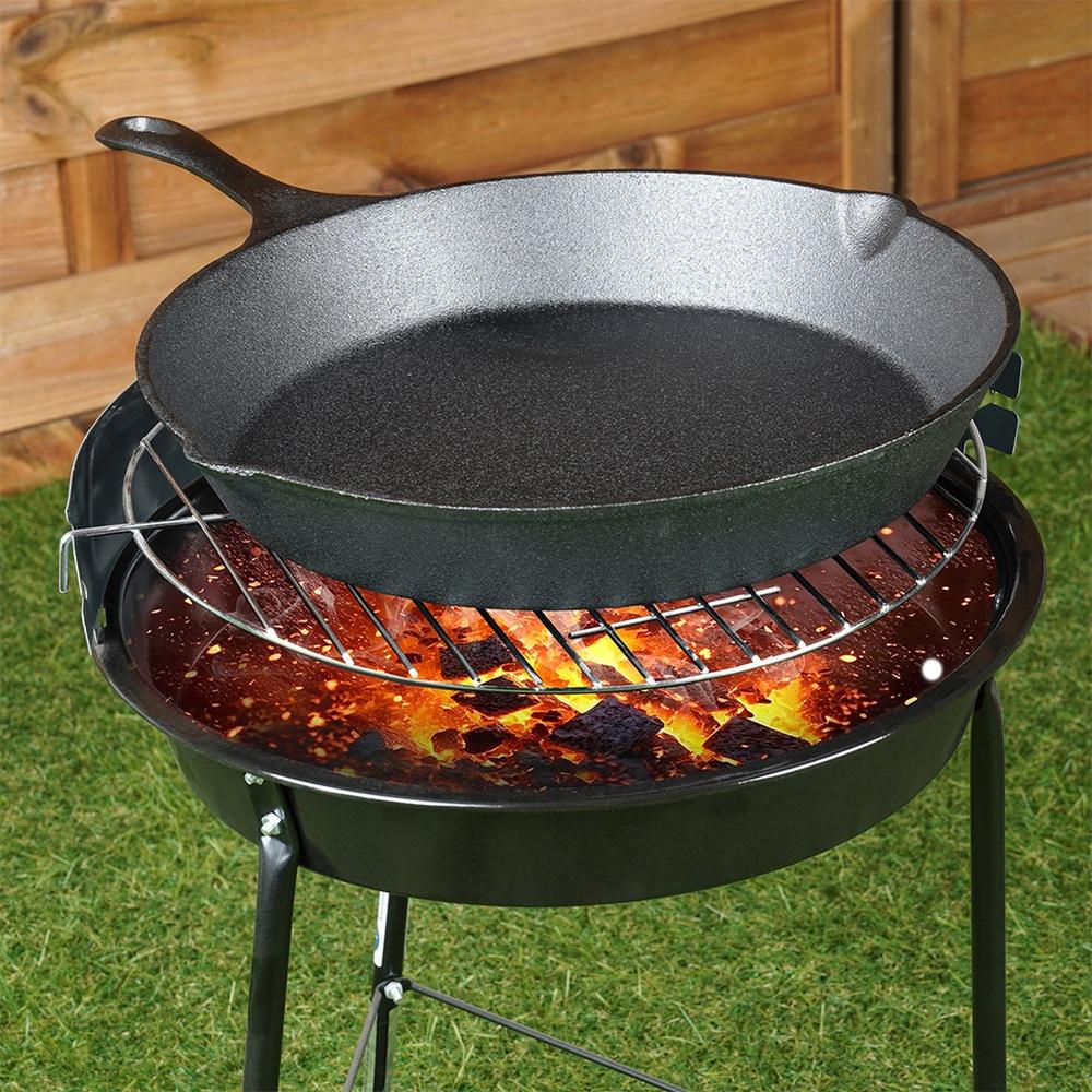 Padella in ghisa con coperchio in silicone CAST LINE 30 cm