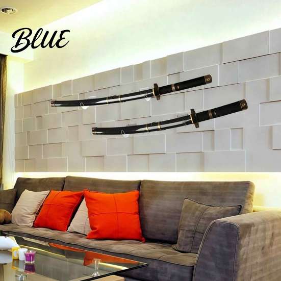 Wall Display for Clear Hanger Acrylic Rack Stand Transparent Swords Mounted Horizontal Holder with Screws