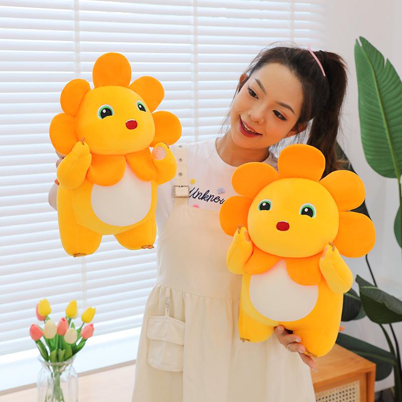 Sunflower Little Milk Dragon Plush Toy - Festival & Birthday Gift Doll Cushion