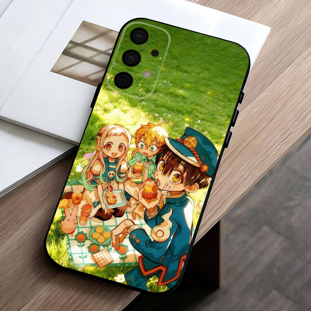 

Campus Manga Toilet-Bound Hanako-kun phone Case For Samsung Galaxy A73,A72,A71,A70,A53,A52,A51,Others Soft Black Shell Samsung a72