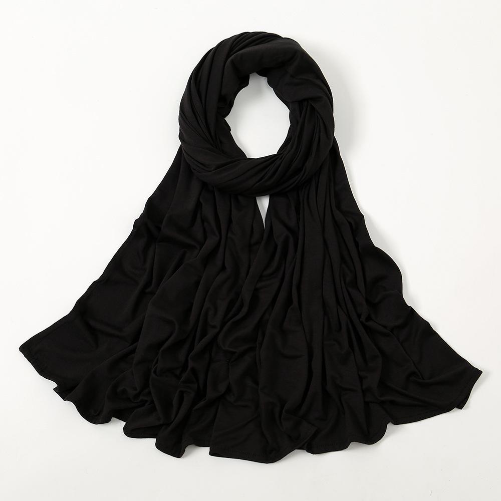 Premium Jersey Hijab Scarf For Muslim Women Turban Femme Africaine Hijabs For Woman Head Wrap Hoofddoek Headscarf Ramadan