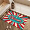 Girl Door Mat Bedside Entrance Bath Retro Floor Decoration Corridor Door Mat Diner Carpet Living Room Balcony