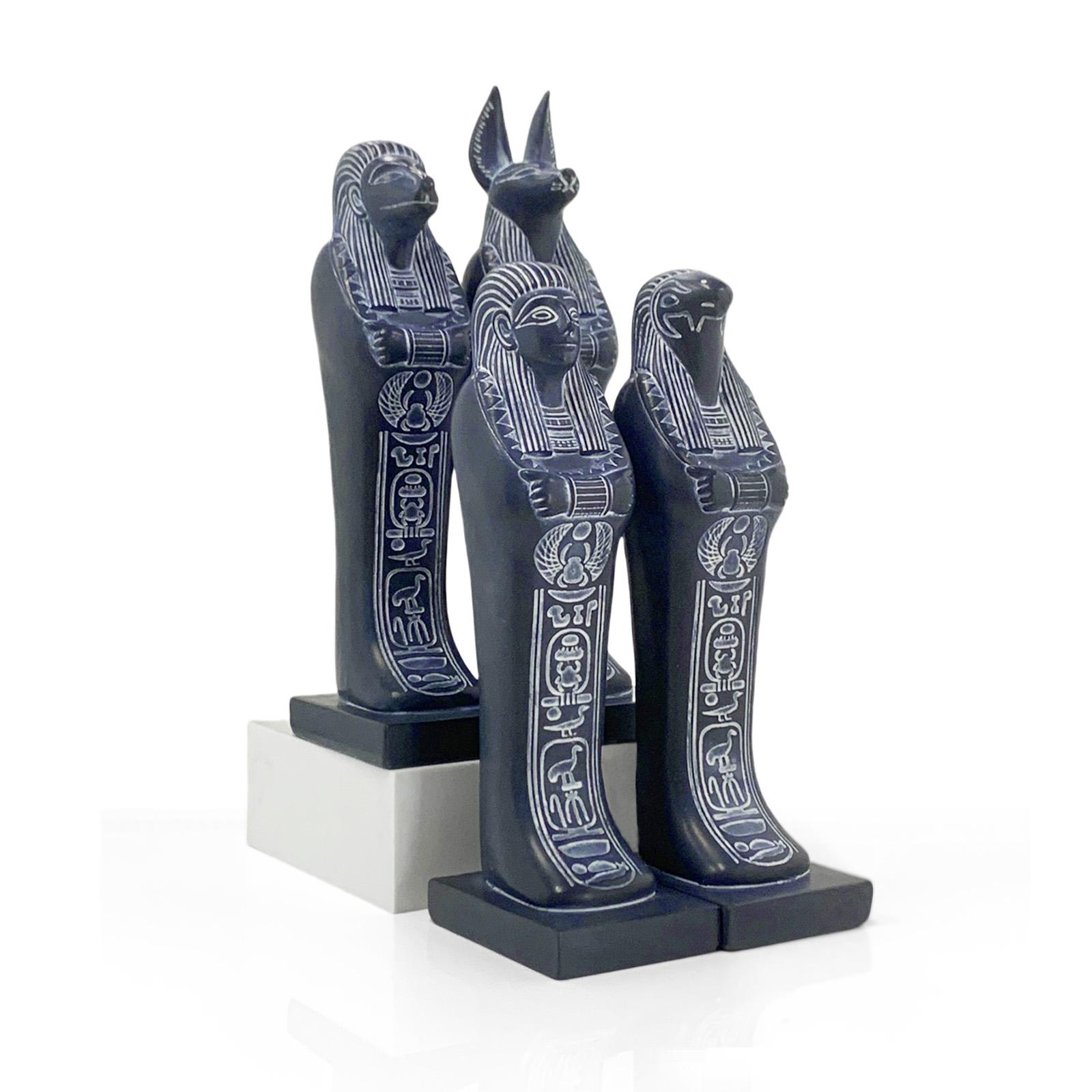 

Horus Statue Mini Home Decor Sculpture Table Finishing Office Desktop Decoration Crafts