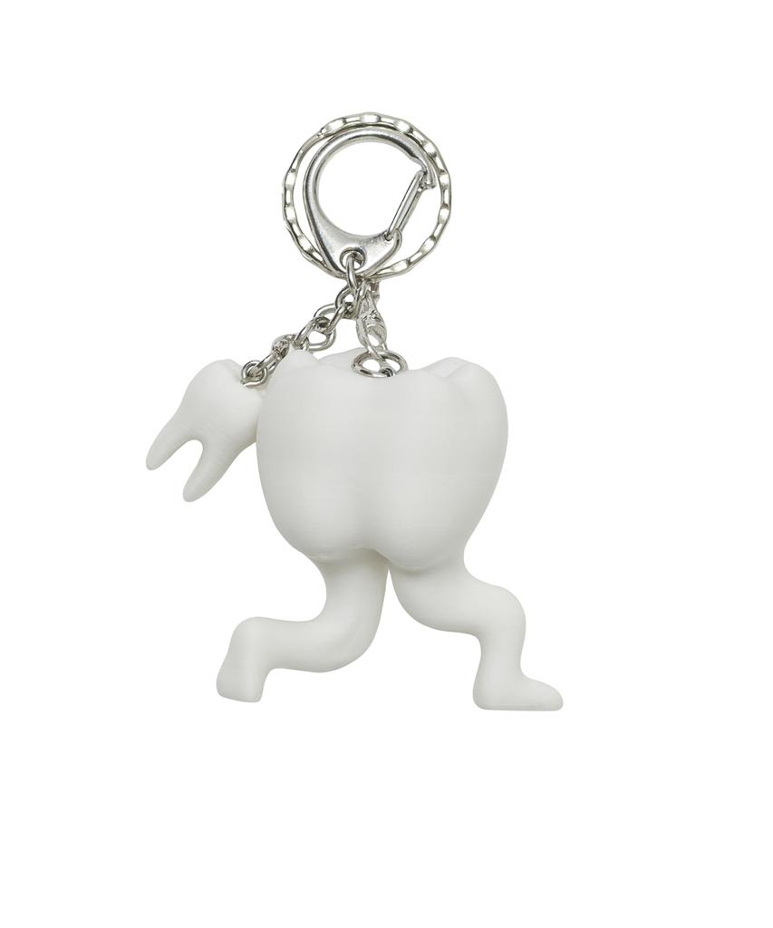 LOSERS CLUB Tooth Character Keyring White