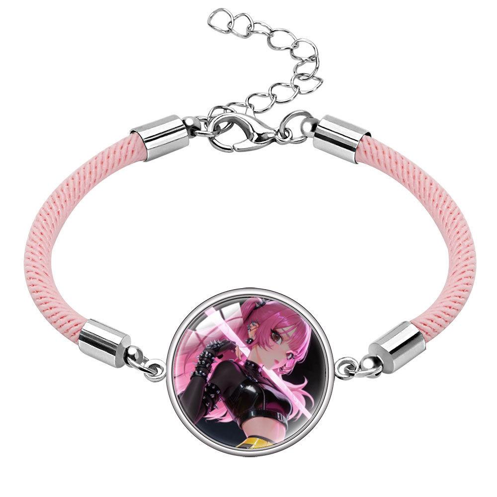 Rumi Zoey Mira Gem Bracelet Cartoon Multi-Color Rope Hand Jewelry